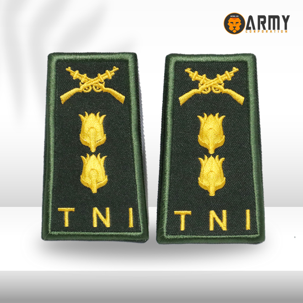 Pangkat PDH TNI AD Letkol Infanteri Staf Bordir