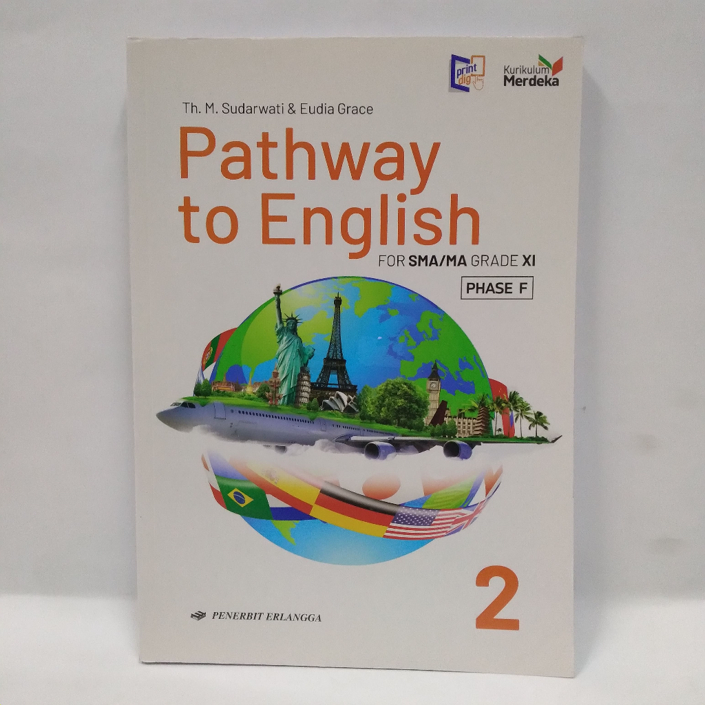 BUKU PELAJARAN SISWA SMA/MA KELAS 11 MAPEL PATHWAY TO ENGLISH KURIKULUM MERDEKA ERLANGGA TERBARU