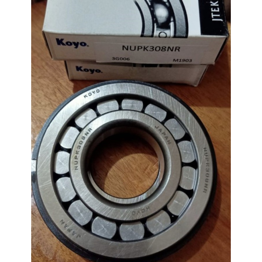 Laher NUPK 308 NR Bearing NUPK308NR Cylindrical Roller Bearing (ID 40mm, OD 90mm, T 23mm)