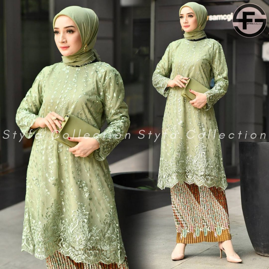 Tunik Styfa / Kebaya Tunik / Kebaya Brukat / Kebaya Wisuda / Kebaya / Kebaya Modern / Tunik