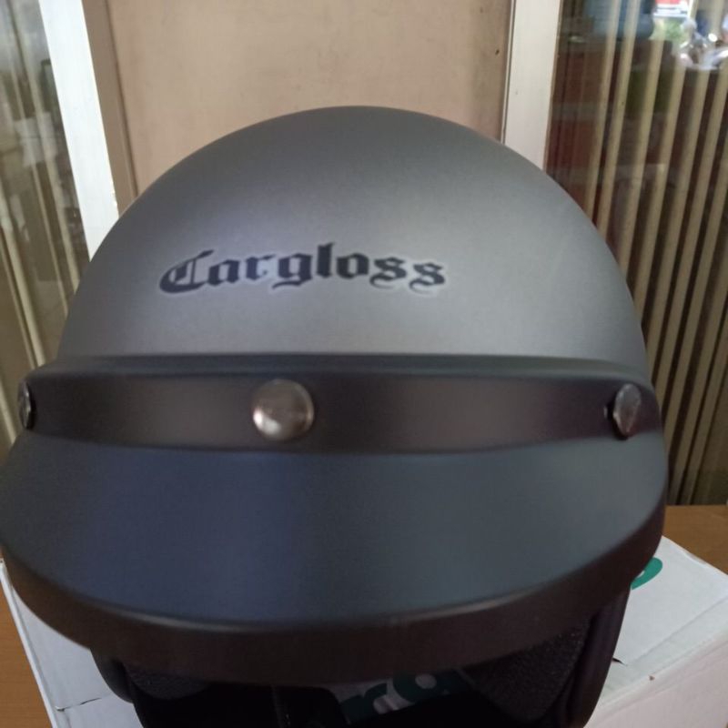 helm cargloss cfm original warna silver doof