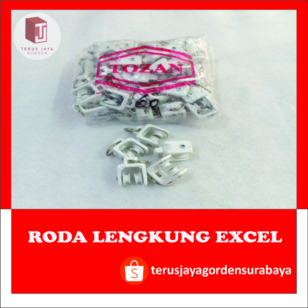 Roda Rel Gorden Lengkung Kecil / Roda Rel Gorden Flexi Excel