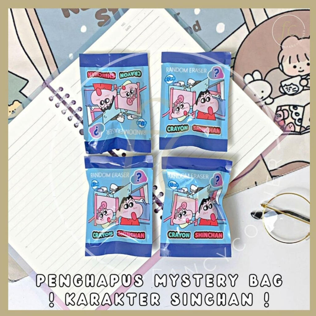 

Penghapus Karet 3D / Mystery Bag Gacha Random Rubber Eraser Miniature Kids Misteri Pack Surprise Crayon Sinchan Himawari Buriburizaemon Shiro Chocobi B-1001 Anime Kartun Jepang Harga Grosir Ready COD
