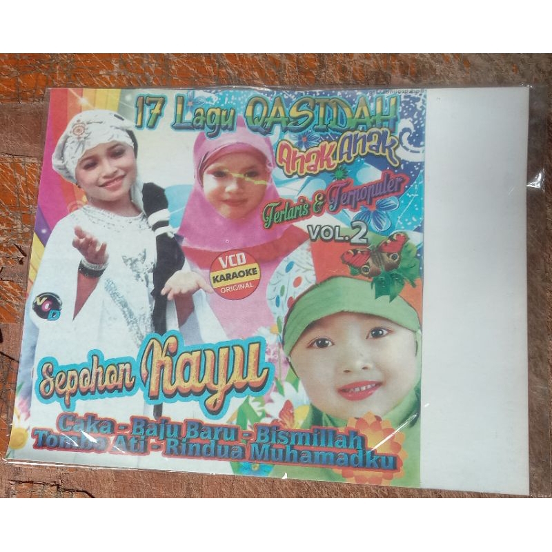 Kaset Vcd lagu Qasidah anak vol 2