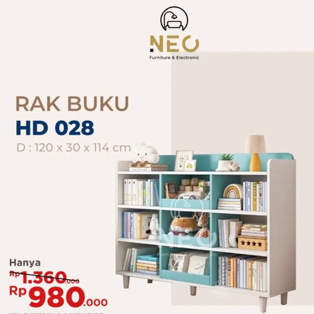 

NEO - RAK BUKU HD 026 RAK PAJANGAN BUKU BOOK RACK MINIMALIS PONTIANAK