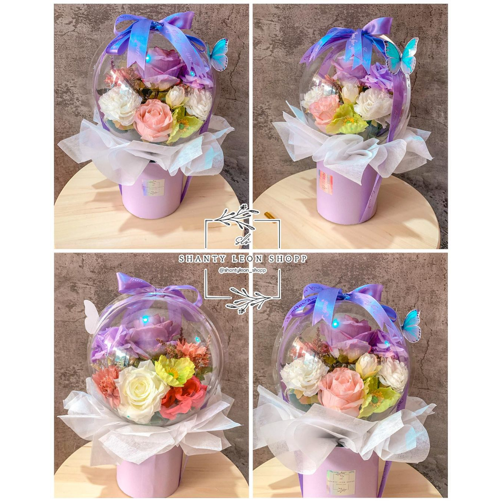 Bloom Box / buket balon / box balon / hadiah graduation / hadiah grand opening