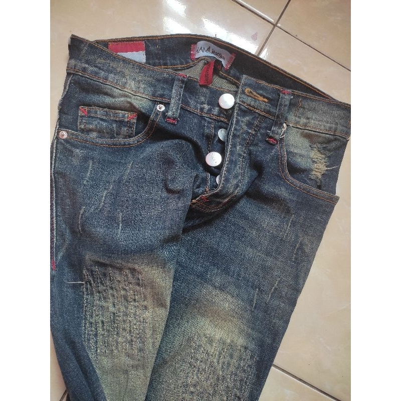Ham Jeansku  M1 b. patch Ukuran 28