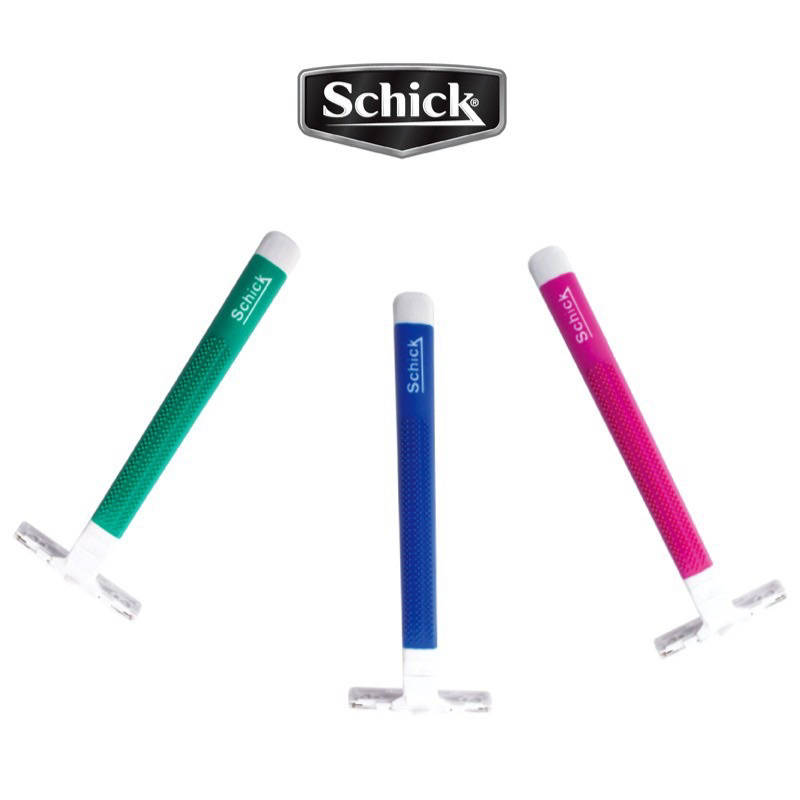 Schick Exacta 2 Sensitive Alat Cukur Pria Hanger kuning alat cukur