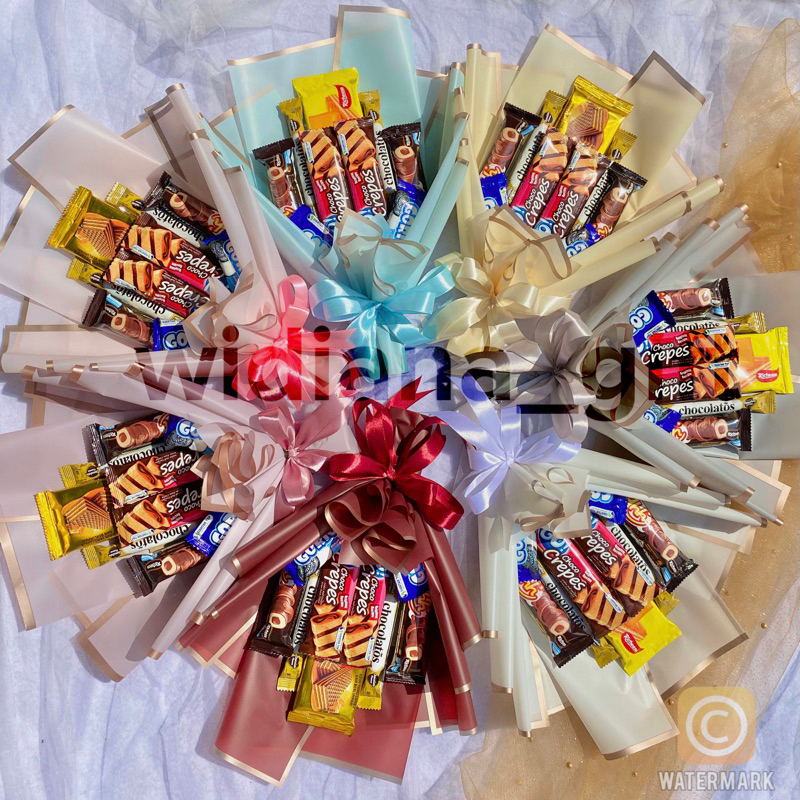 

Buket snack / buket jajan / buket makanan D [Buket premium]