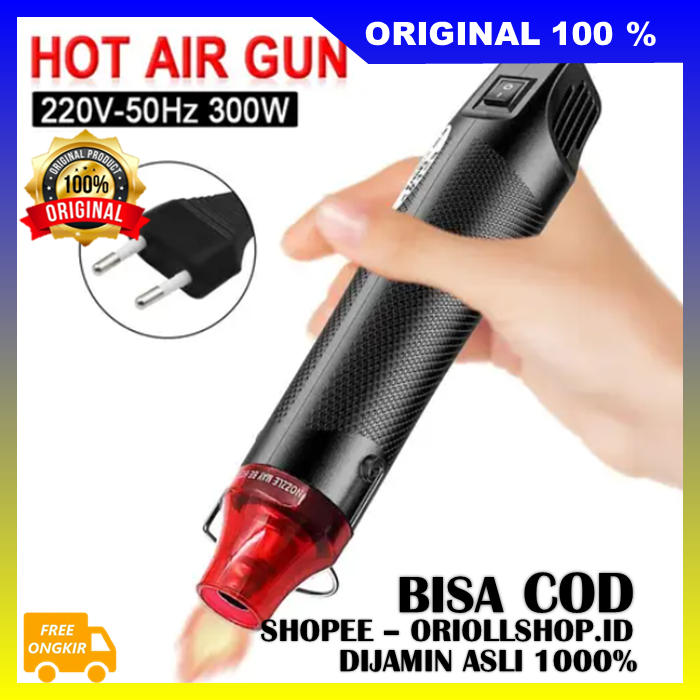 Super Heater Blower Heat Hot Gun Blower Heat Alat Pemanas Segel Plastik Stiker Kaca 100% ASLI