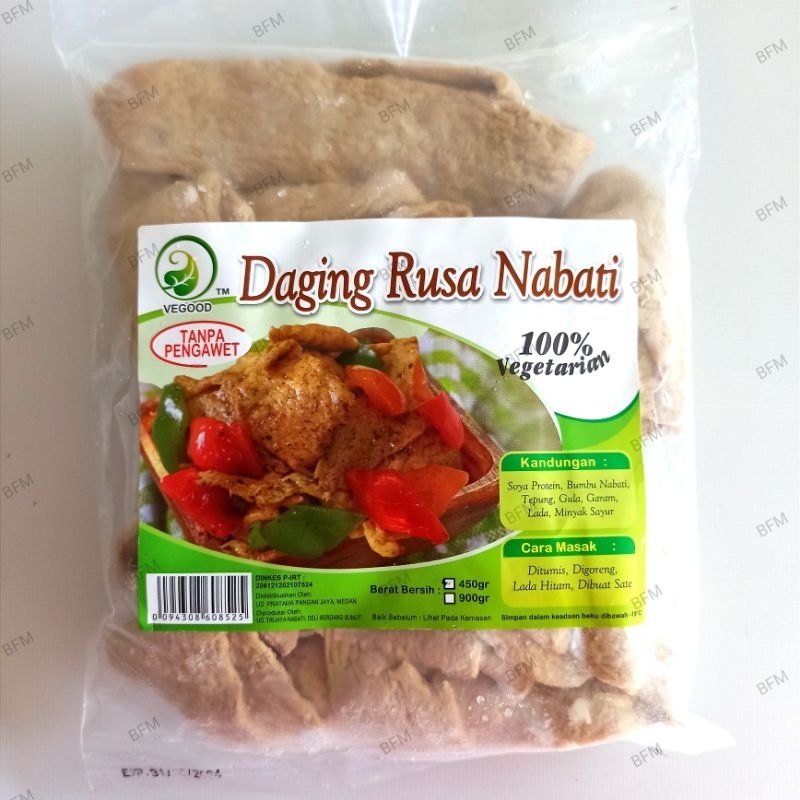 

Vege Vegood Daging Rusa Nabati 450 Gr