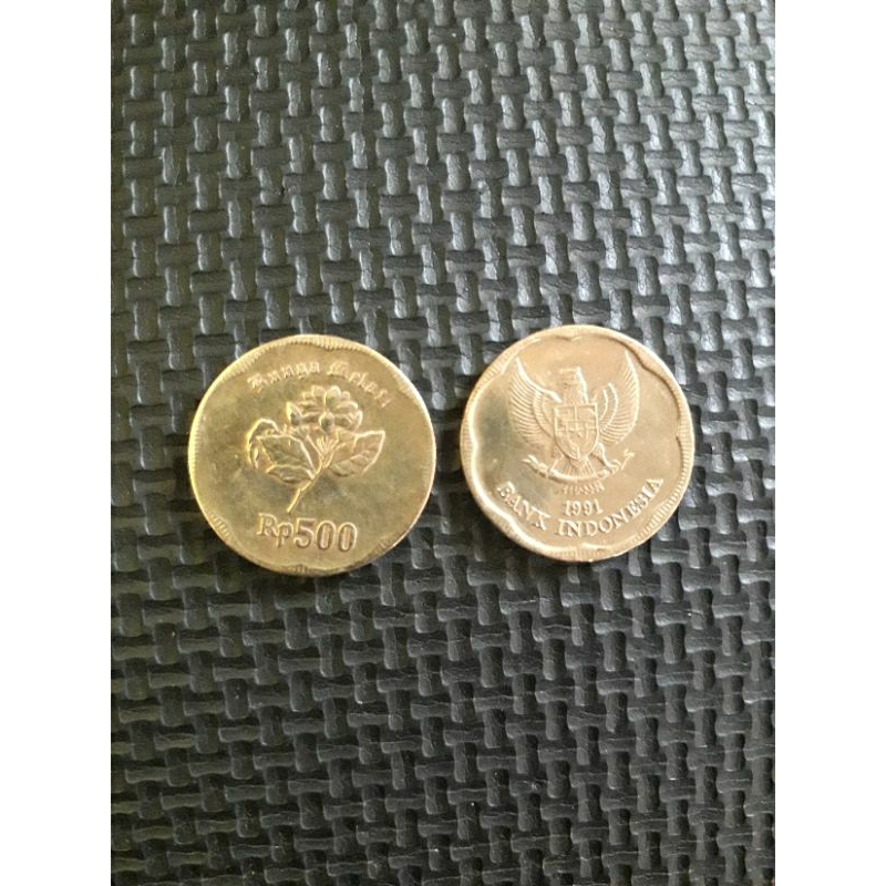 Uang koin kuno Rp500 Tahun 1991 di jamin asli 100%