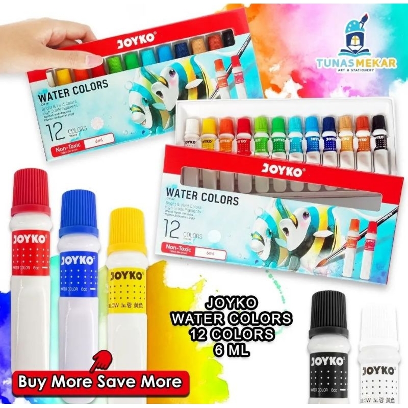 

Cat WaterColor Joyko 12CLR 6ML