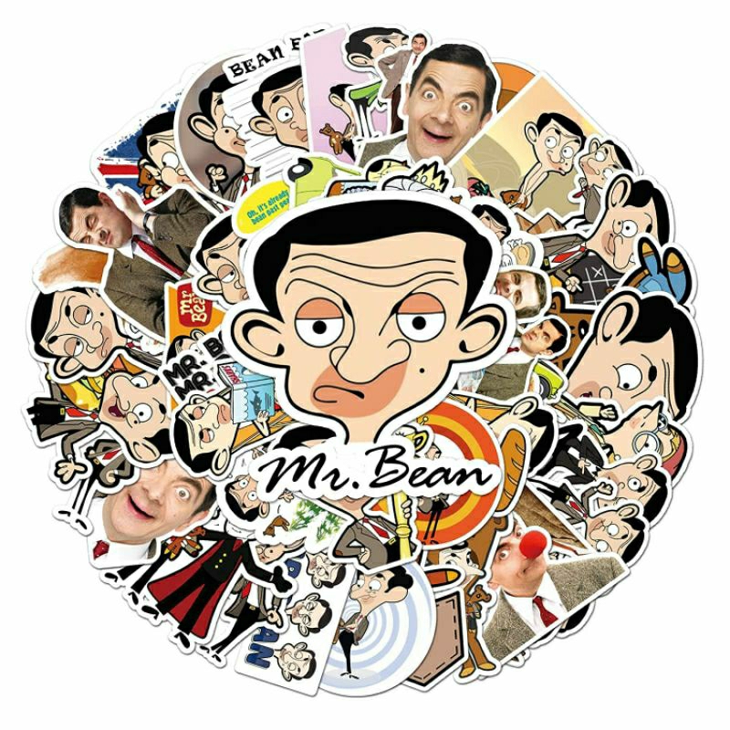 

Stiker Cutting MR.BEAN Vinyl Stiker Koper Laptop | Stiker Tumbler Hp Anti Air