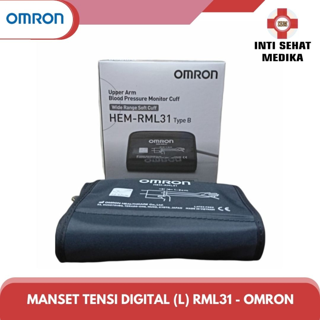 Manset Tensimeter Digital Omron HEM-RML31 Type B Manset Omron Ukuran L