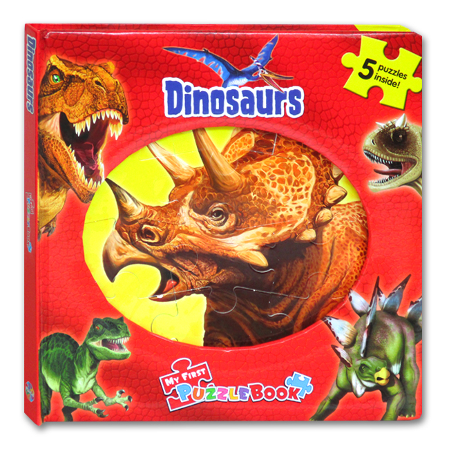 Buku aktivitas - My First Puzzle Book Dinosaur (5 Puzzles Inside)