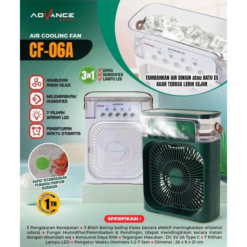 Kipas Pendingin Advance CF-06A Mini AC Portabel Air Cooler Mini