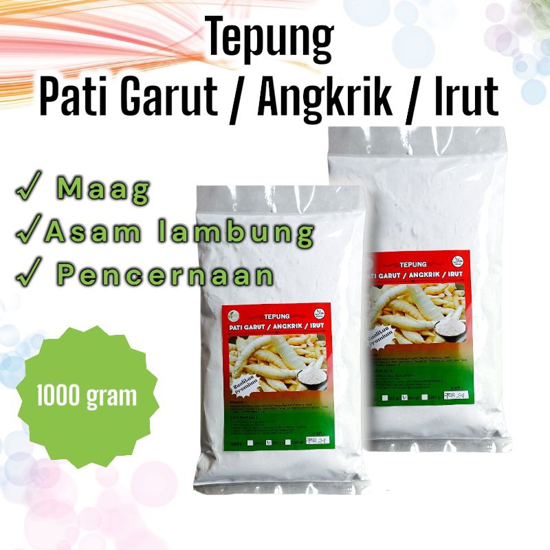 

Paket Bundling 2 kg - Tepung Pati Garut Irut Obat Maag Asam Lambung