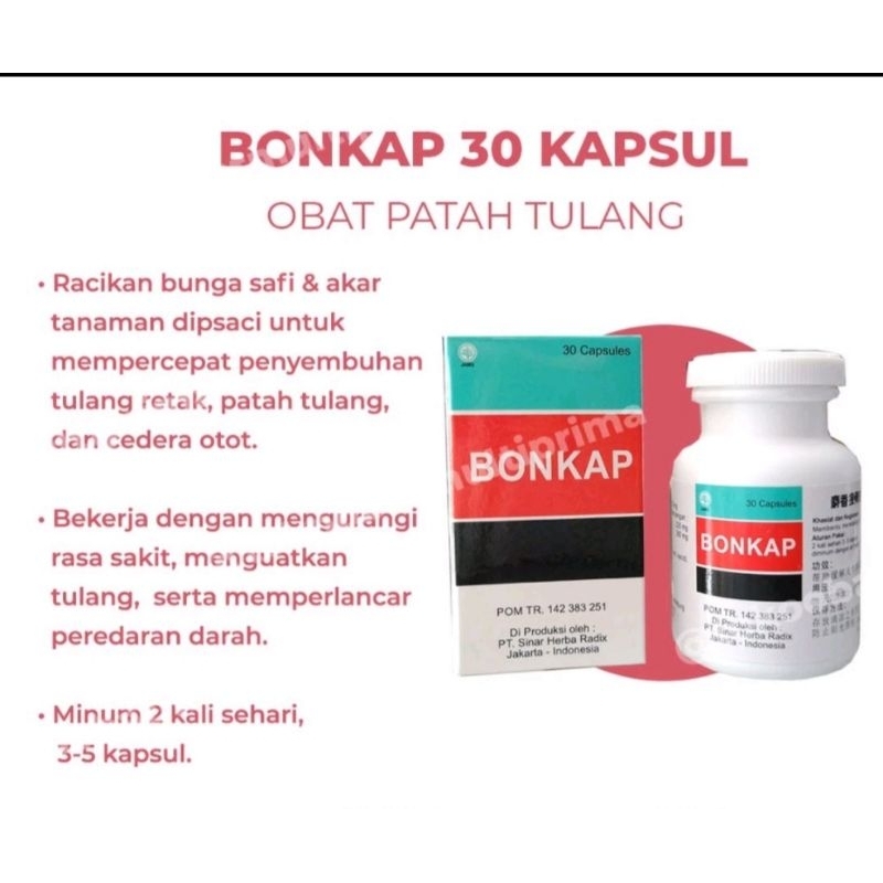The Musk Fracture Bone Joining Pill Bonkap - Obat herbal cina patah tulang, nyeri sendi