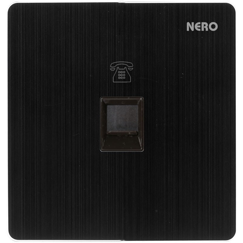 NERO Saklar Telephone Outlet TITANIUM V11PH-B