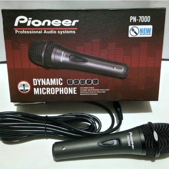 Microphone Kabel PIONEER PN-7000 Mic Dynamic