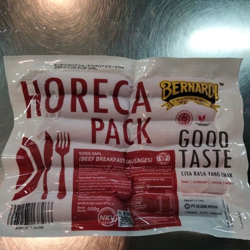 

HORECA SOSIS SAPI BREAKFAST VP 500GR