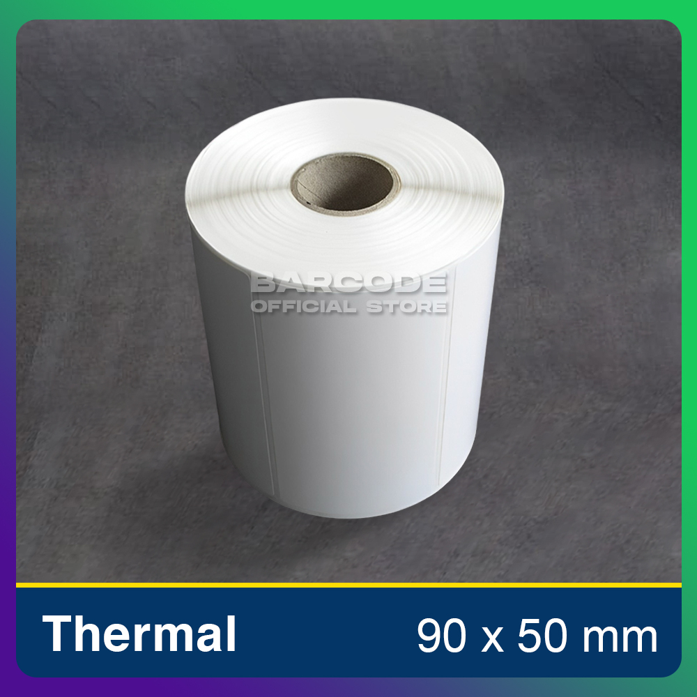 

Label Termal 90x50 / 90 x 50 mm Core 1 Inci Isi 1000Pcs