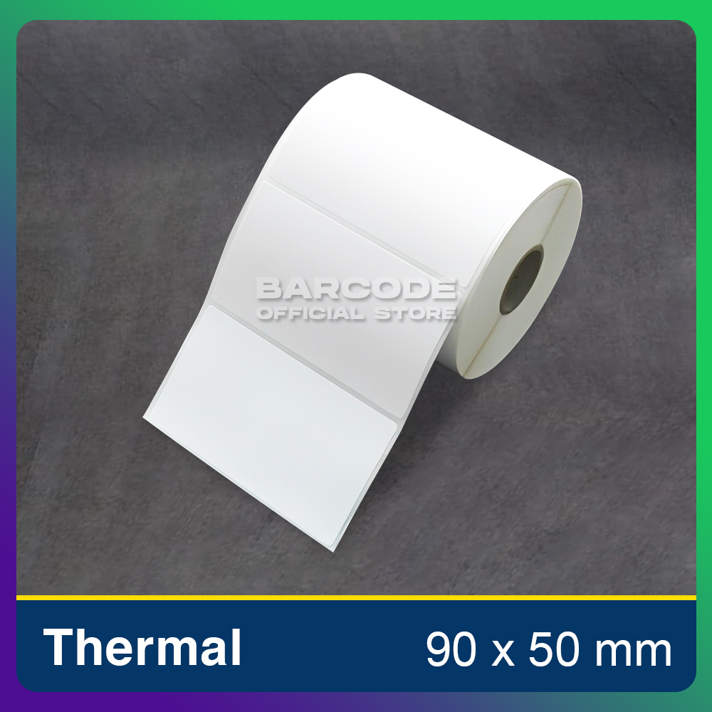 

Label Thermal 90x50mm Kertas Sticker 90 x 50 mm Termal Barcode 90mm x 50mm