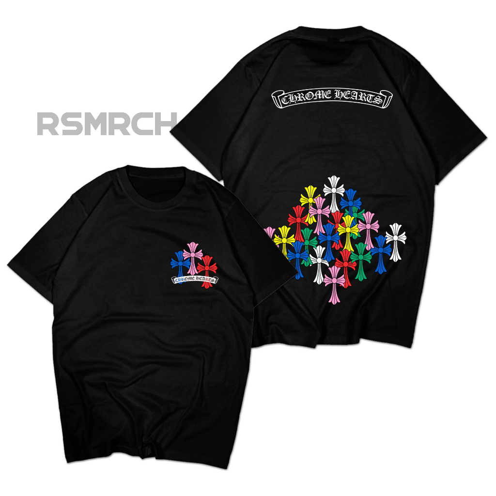 Kaos Crome Heart Rainbow