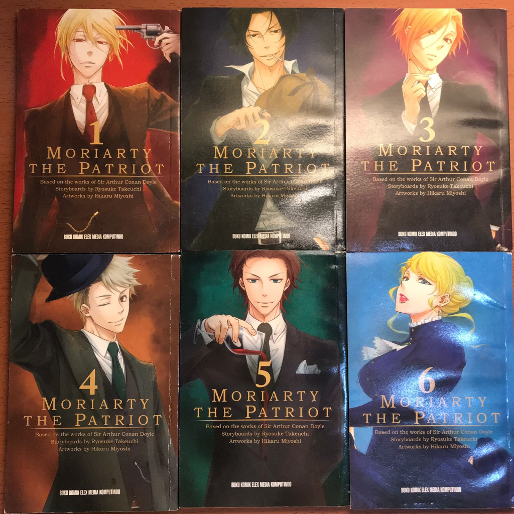 Komik Moriarty The Patriot Volume 1-13 Preloved Ori