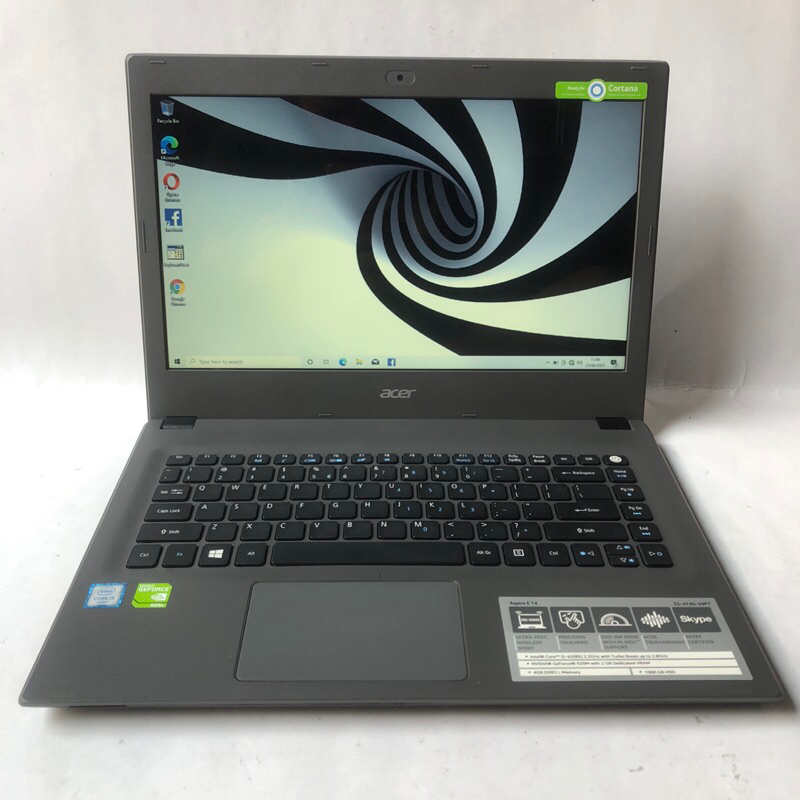 laptop gaming editing - Acer Aspire E5-474G - i5 gen 6 - Ram8 Ssd256GB