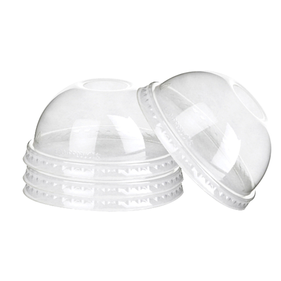 TUTUP CUP CEMBUNG - TUTUP DOME GELAS PLASTIK ( 16 oz & 22 oz )  ( 50 pcs)