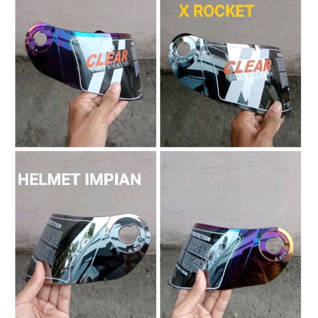 KACA HELM KYT ROCKET / KACA HELM KYT ROKET / KACA VISOR HELM KYT ROKET