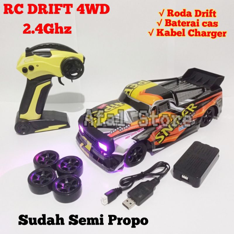MOBIL REMOTE RC DRIFT 4WD MAINAN MOBIL RC