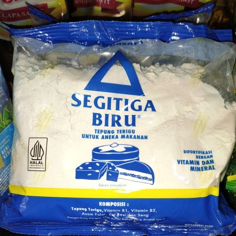 

Tepung 500g terigu , tapioka , beras , ketan