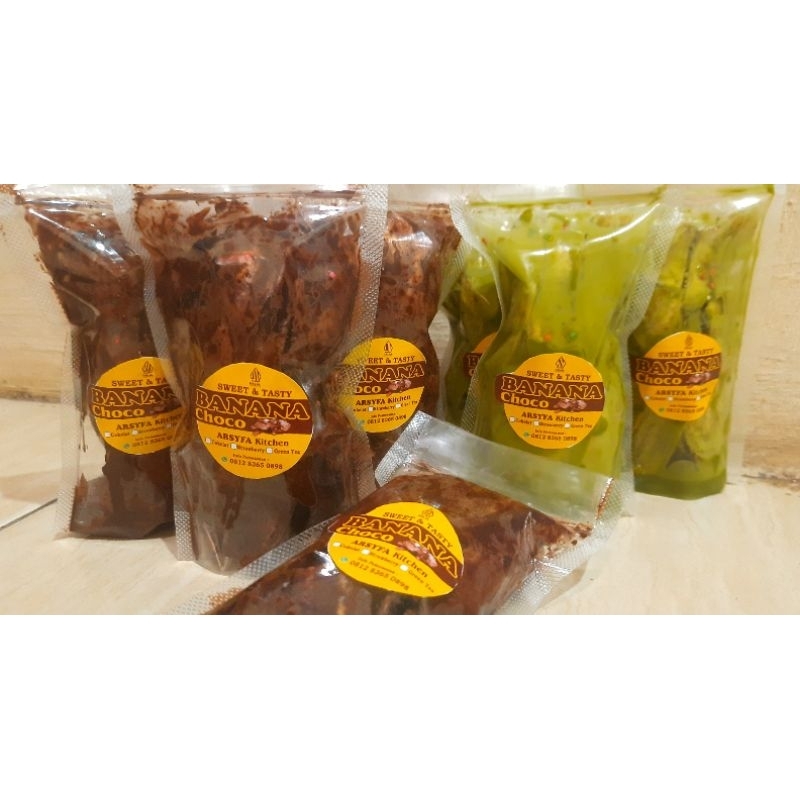 

Kripik pisang coklat lumer