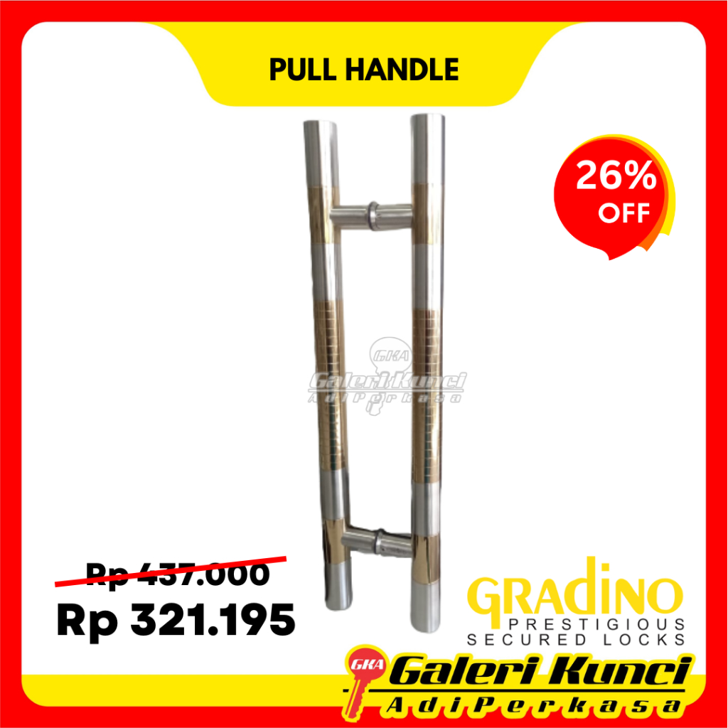 Pull Handle GRADINO GRD P 99.62 GP US32D Handle Pintu Gagang Pintu