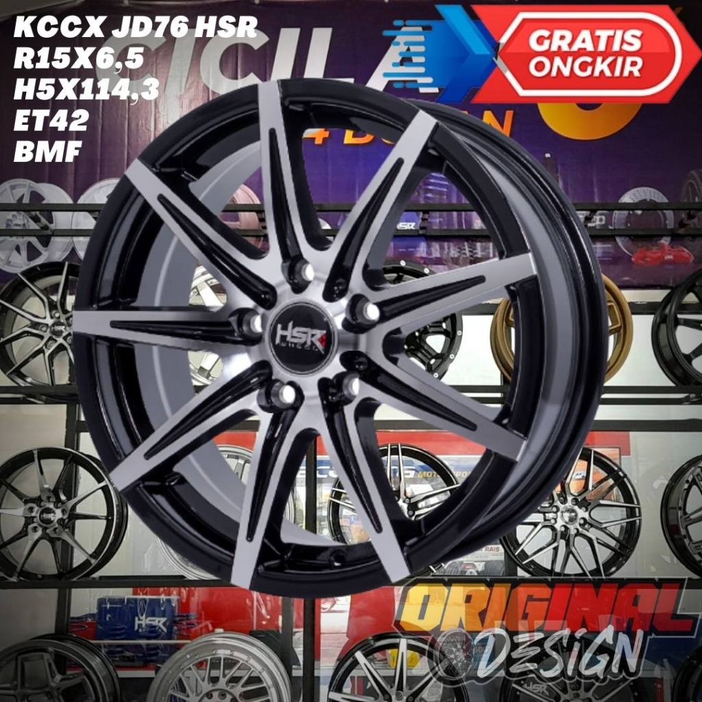 Velg Mobil Ring 15 HSR KCCX R15 Untuk INNOVA , XPANDER , ERTIGA , NOAH