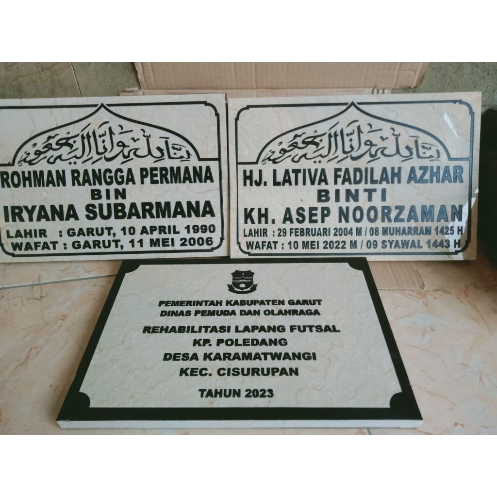 batu nisan | batu prasasti | batu marmer