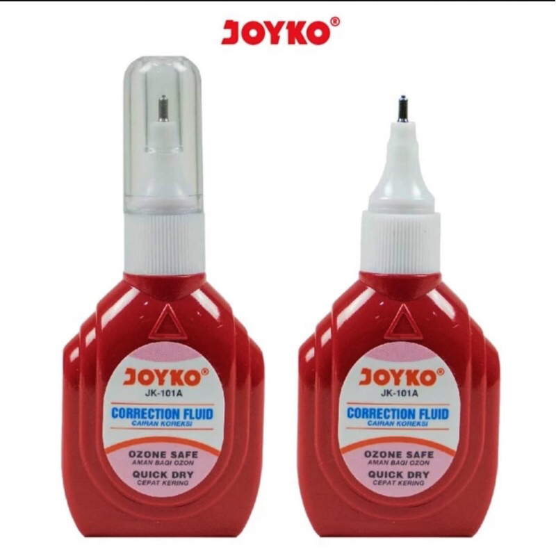 

Joyko Correction Fluid JK-101A Cairan Koreksi Penghapus Cair Tipex TipEx Tip-Ex Tip Ex Tipe-X Type-X Tipe X Type X Tip-X Tip X