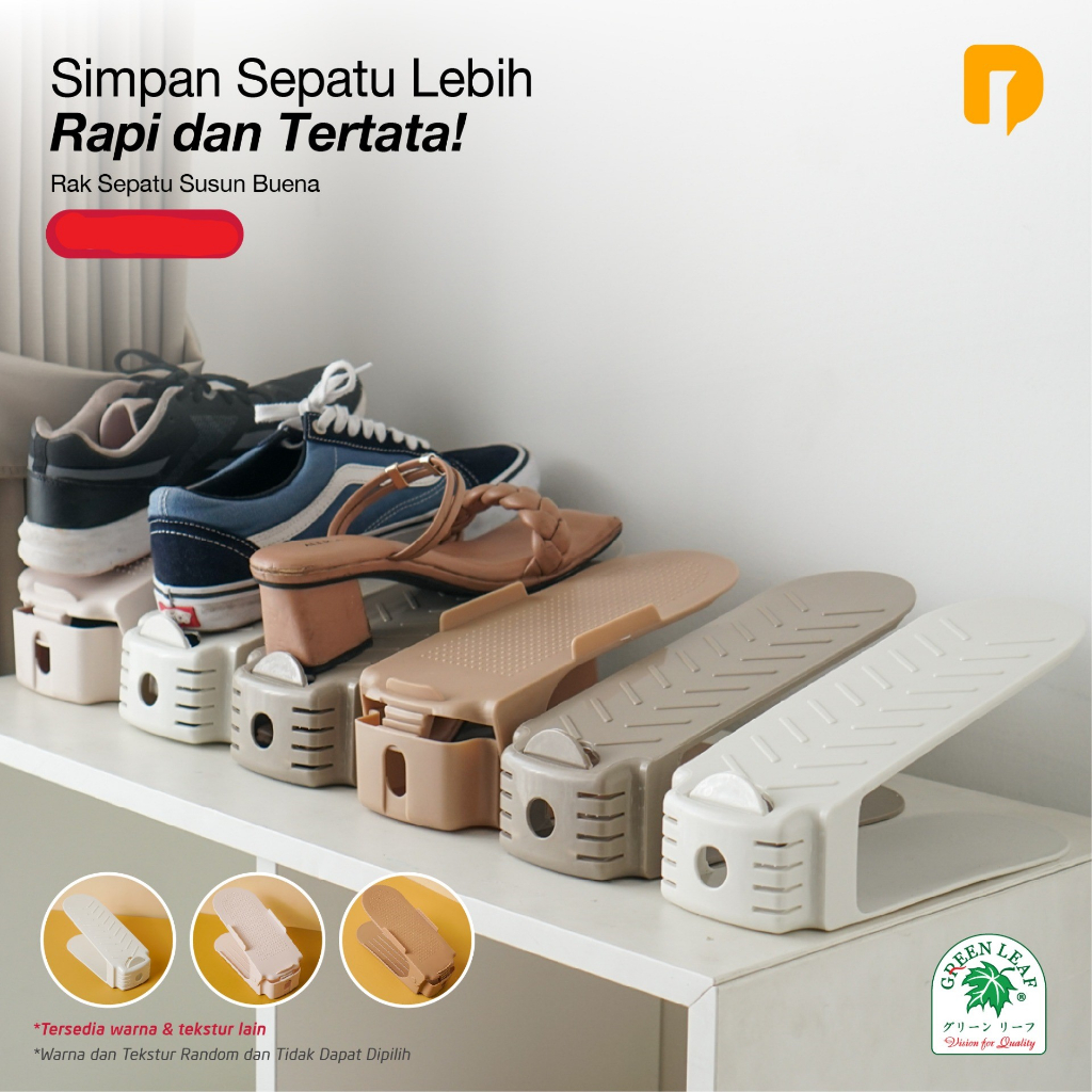 Rak Sepatu Susun Buena