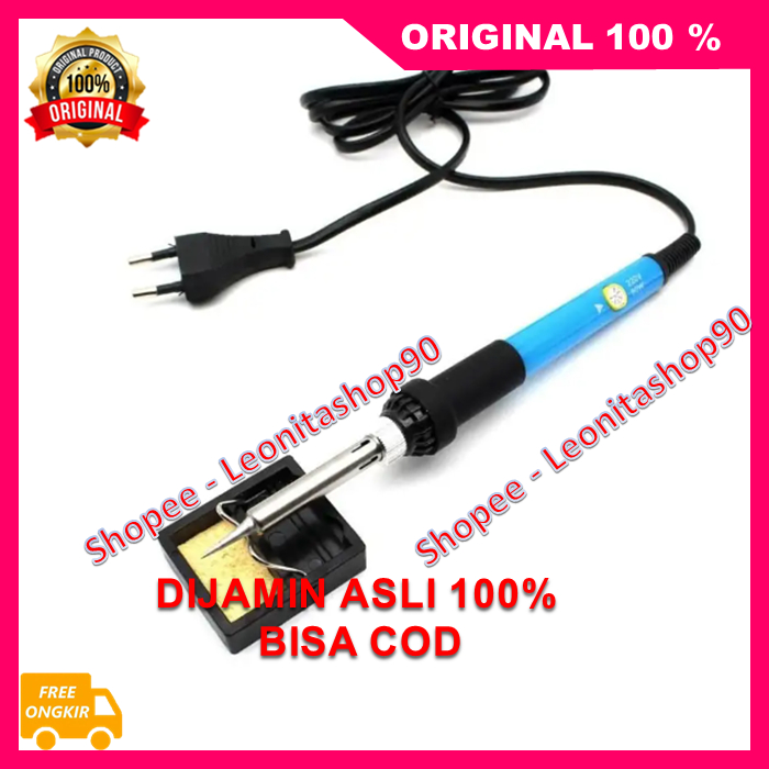 Solder Iron Multifungsi Taffware Solder Iron Adjustable Temperature 60W 100% ORIGINAL