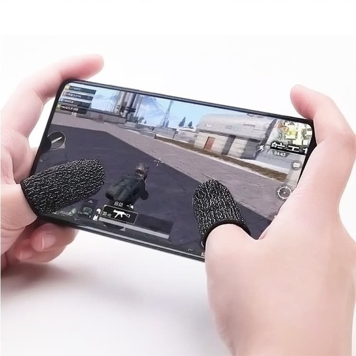 Sarung tangan jempol gaming main game/ jari gamer anti keringat basah / gamers evos rrq ff ML murah