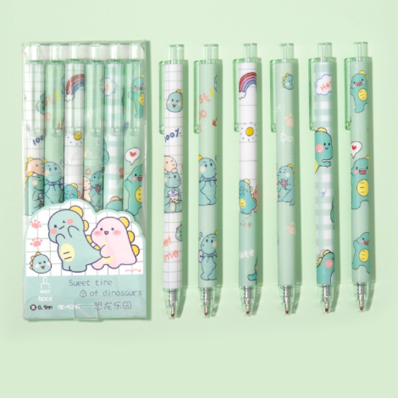 

[ISI 6PCS] PULPEN GEL ISI 6PCS LUCU KARAKTER TERMURAH || SET PULPEN ISI 6PCS