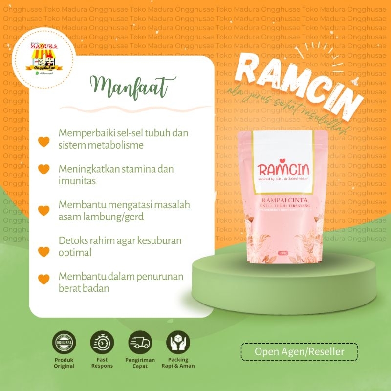 

Herbalov - RAMCIN (Rampai Cinta JSR) RAMUN PROMIL | TURUN BB | GERD MAAGH | IMUNITAS