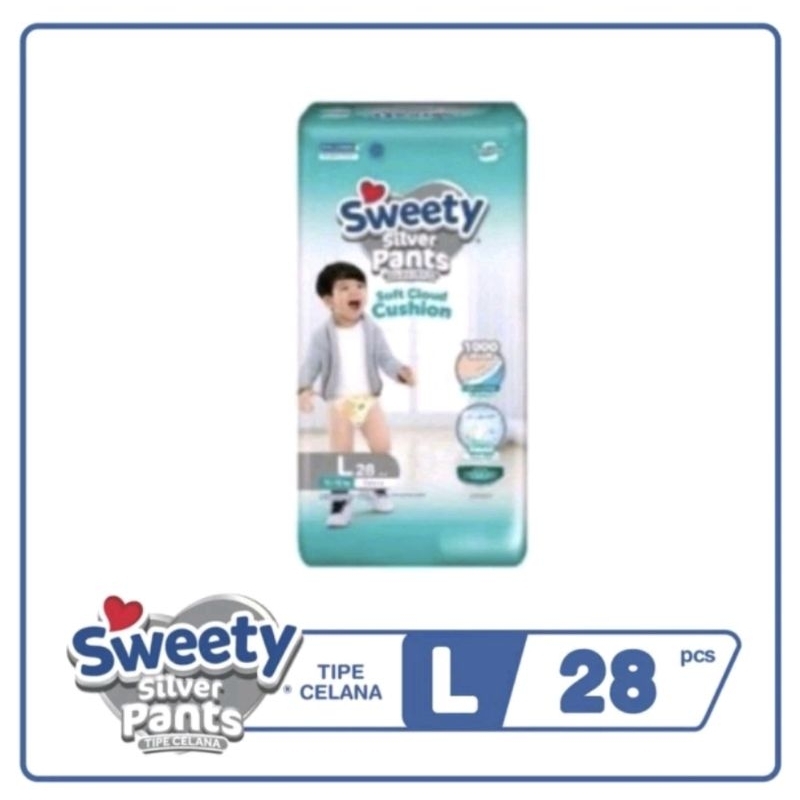 Pampers Sweety Silver Pants L28