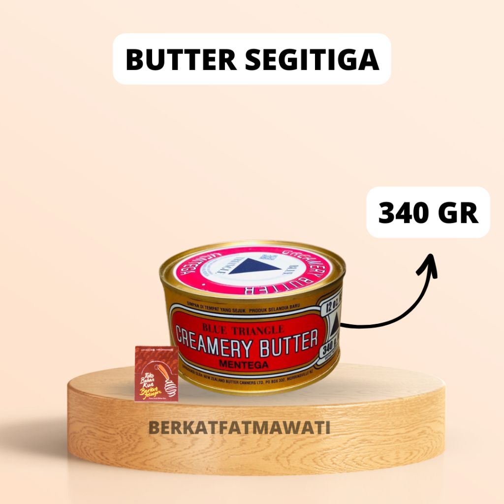 

BUTTER BLUE TRIANGLE 340 GR CREAMERY / MENTEGA SEGITIGA BIRU / 1/2 CTN (12 PCS)