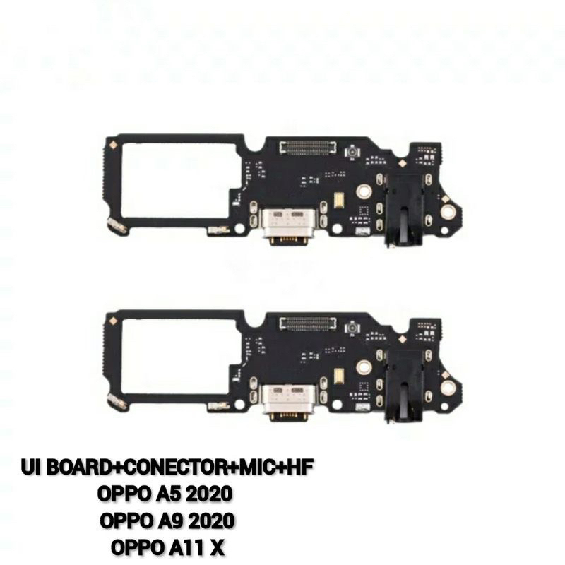 Papan Charger Oppo A5 /A9 2020 / A11X C/C + Mic + Headset