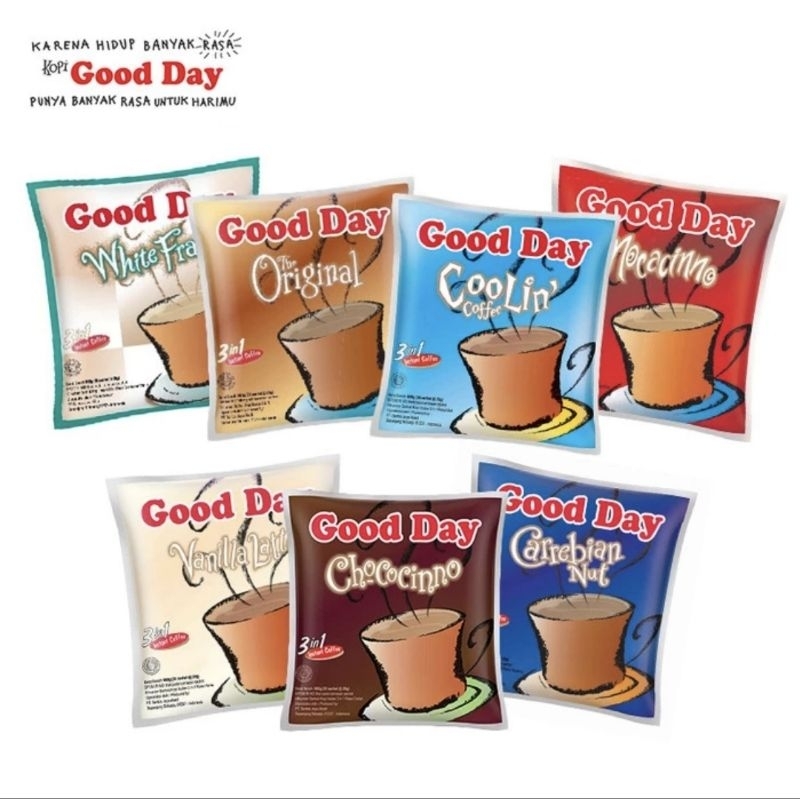 

Kopi Good Day 3 in 1 Kopi Instan 10 Sachet