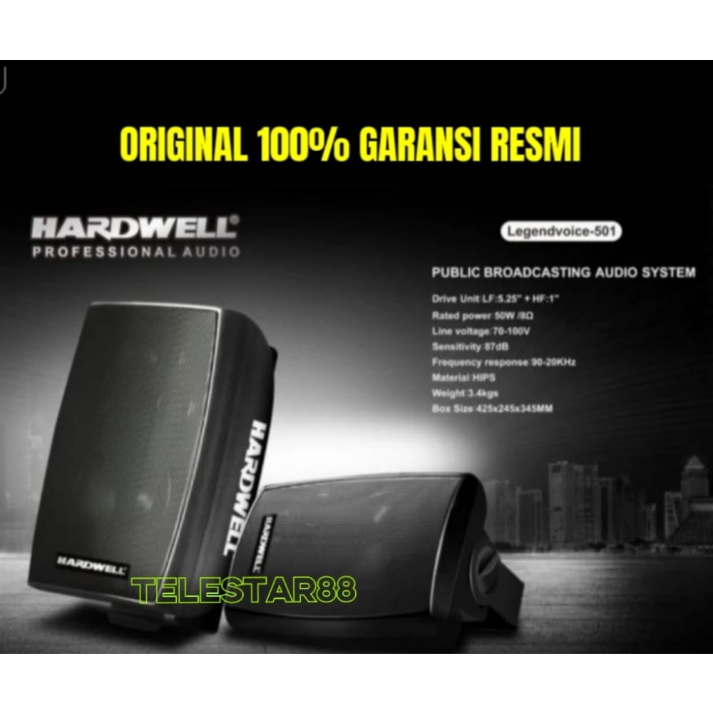 SPEAKER PASIF 5 INCH HARDWELL LEGEND VOICE 501 ORIGINAL